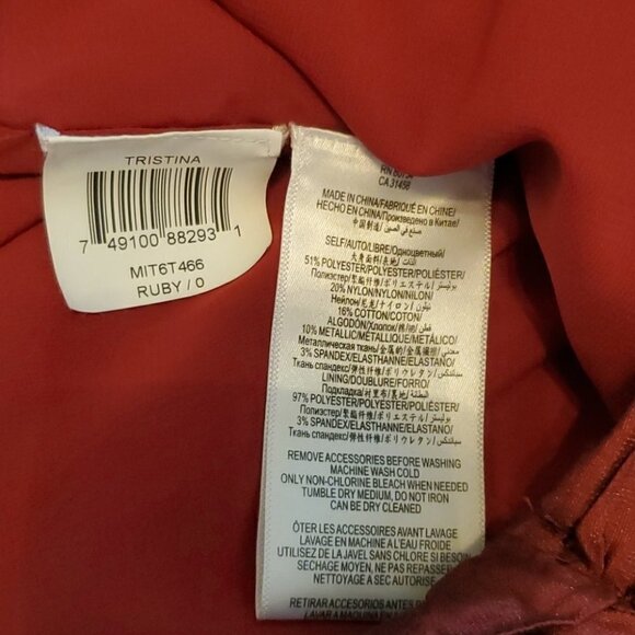 BCBG MaxAzria Tristina Ruby Ruched Straple… - Picture 6 of 6